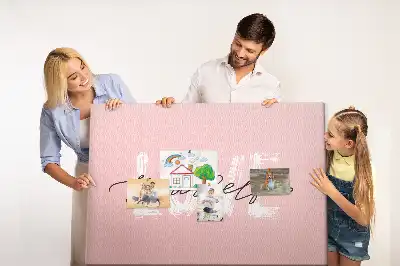 Korková nástěnka s motivem Heslo sebeláska