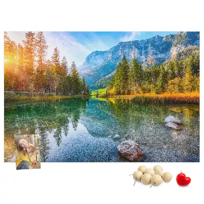 Nástěnka do dětského pokoje Říční horská krajina