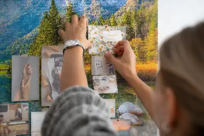 Nástěnka do dětského pokoje Říční horská krajina