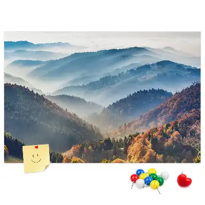 Nástěnka do dětského pokoje Horská krajina