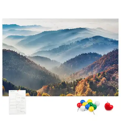 Nástěnka do dětského pokoje Horská krajina