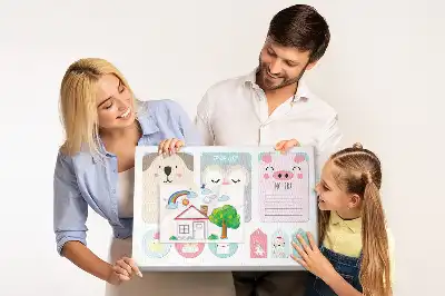 Nástěnka korková Šťastná zvířata