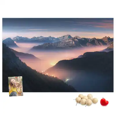 Korková tabule Krajina horských vrcholů