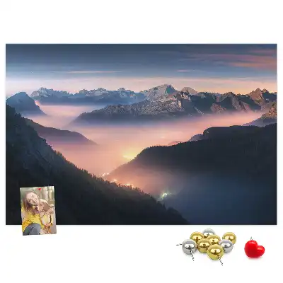 Korková tabule Krajina horských vrcholů