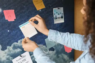 Korková nástěnka Noční obloha