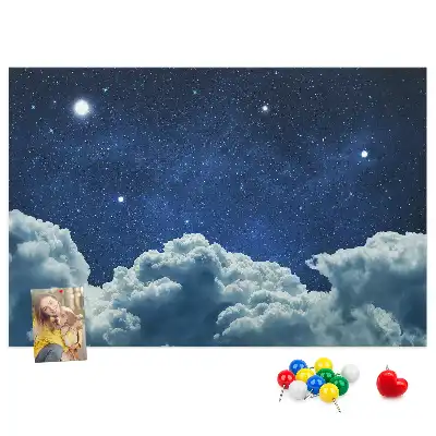 Korková nástěnka Noční obloha