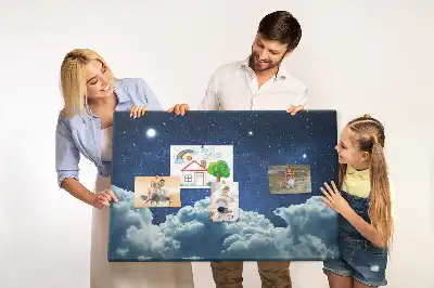 Korková nástěnka Noční obloha