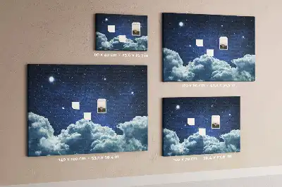 Korková nástěnka Noční obloha