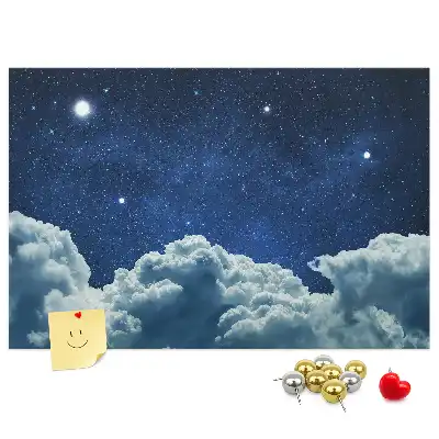 Korková nástěnka Noční obloha
