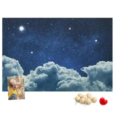 Korková nástěnka Noční obloha