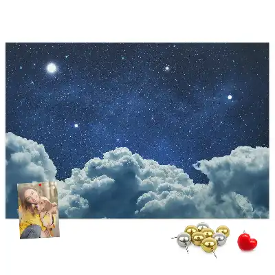 Korková nástěnka Noční obloha