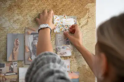 Nástěnka korková Mapa světa ve vintage stylu