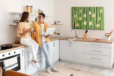 Nástěnka korková Bambusová zeď