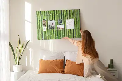 Nástěnka korková Bambusová zeď