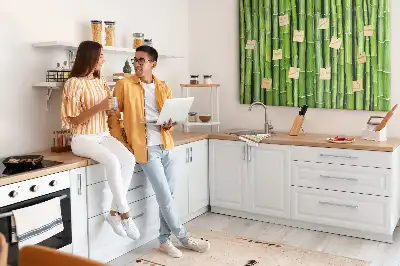 Nástěnka korková Bambusová zeď