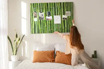 Nástěnka korková Bambusová zeď