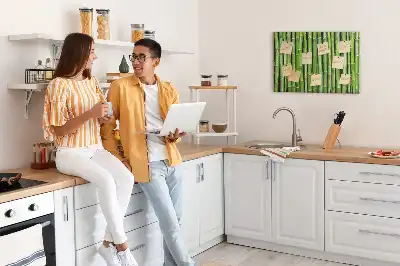 Nástěnka korková Bambusová zeď