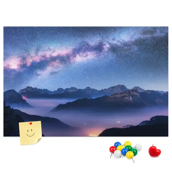Korková nástěnka Mléčná dráha
