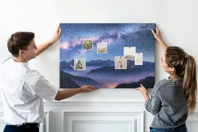 Korková nástěnka Mléčná dráha