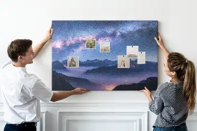 Korková nástěnka Mléčná dráha
