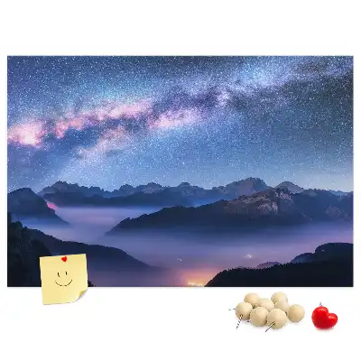 Korková nástěnka Mléčná dráha