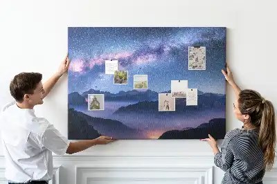 Korková nástěnka Mléčná dráha