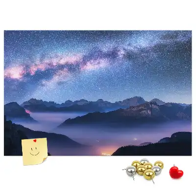 Korková nástěnka Mléčná dráha