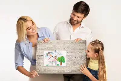 Korková nástěnka ve stylu dřevěných panelů