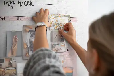 Nástěnka do dětského pokoje Můj týdenní plánovač