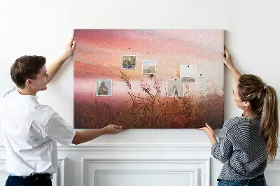Nástěnka do dětského pokoje Mlhavé ráno