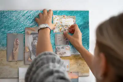 Korková tabule Lidé na mořské pláži