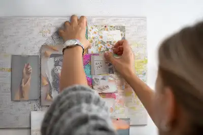 Nástěnka do dětského pokoje Kreativní mysl s grafikou