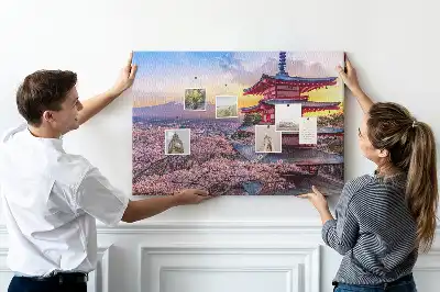 Korková tabule Japonská konstrukce