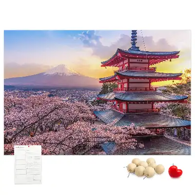 Korková tabule Japonská konstrukce