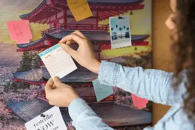 Korková tabule Japonská konstrukce