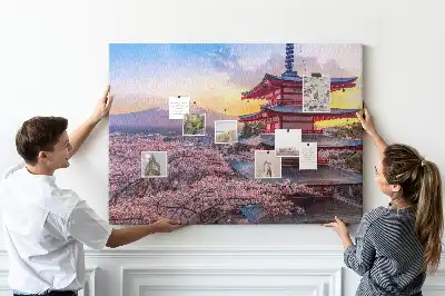 Korková tabule Japonská konstrukce