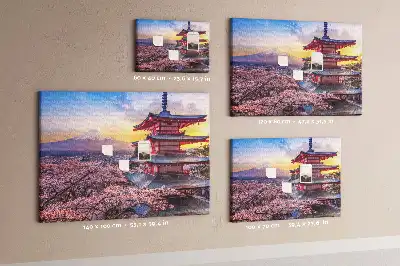 Korková tabule Japonská konstrukce