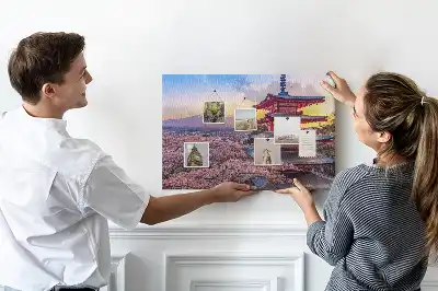 Korková nástěnka Japonské stavitelství