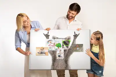 Nástěnka do dětského pokoje Mýval v brýlích