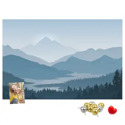 Korková tabule Horská krajina