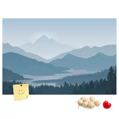 Korková tabule Horská krajina