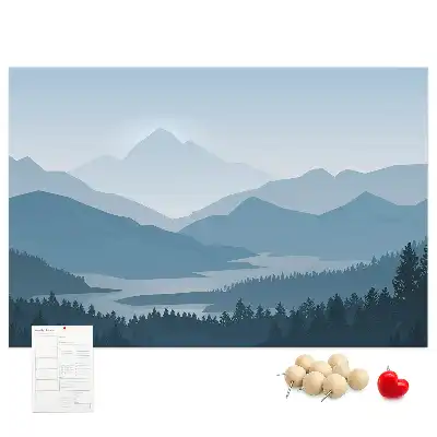 Korková tabule Horská krajina