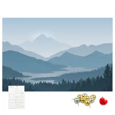 Korková tabule Horská krajina
