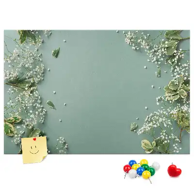 Nástěnka do dětského pokoje Jemné květiny