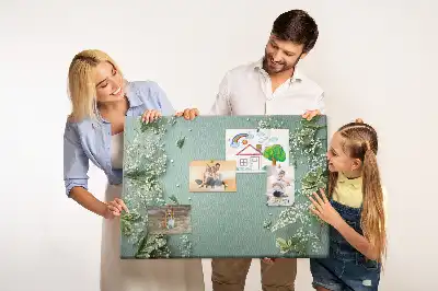 Nástěnka do dětského pokoje Křehké květiny
