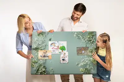 Nástěnka do dětského pokoje Křehké květiny