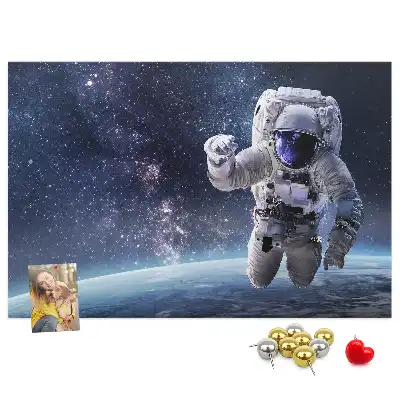 Nástěnka do dětského pokoje s motivem astronauta