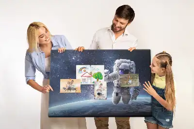 Nástěnka do dětského pokoje s motivem astronauta