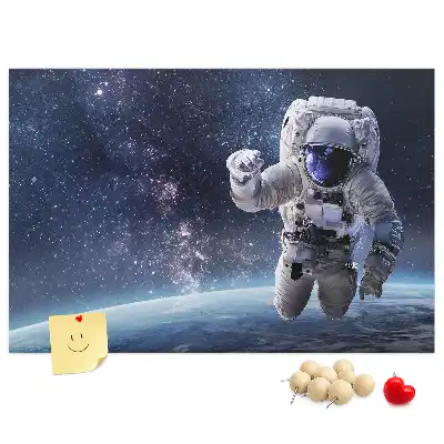Nástěnka do dětského pokoje s motivem astronauta