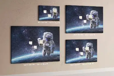 Nástěnka do dětského pokoje s motivem astronauta